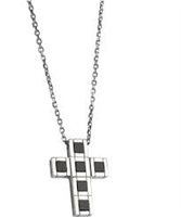 Collana Damiani Uomo in Argento Onice 20042040 - 20042040
